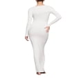 thumbnail image 3 of MesaSe Robe Maxi Moulante à Col Roulé à Manches Longues pour Femmes, Robe Longue Décontractée, 3 of 4
