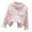 Z-Light Pink159, variant on JIAYUE Girls Blouse Solid Color Peter Pan Collar Kids Long Sleeve Party Kids Elegant Ruffled Button Down Shirts School Cozy Children Tops