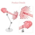 thumbnail image 4 of 2 Pcs Support de Figurine d'Action, Support de Poupée Réglable pour Organiser des Poupées Rose, 4 of 8