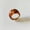 coffee, variant on Oval Irregular Ring Transparent Acrylic Ring Water Drop Resin Rings Korean I --coffee