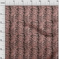 thumbnail image 2 of oneOone Cotton Flex Dusty Rose Fabric Tiger Animal Skin Quilting Supplies Print Sewing Fabric By The Yard 40 Inch Wide, 2 of 4