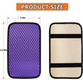 thumbnail image 2 of Yazoeia Car Center Console Cover, Anti-Slip Breathable All Seasons Automotive Mesh Armrest Box Pad Cover for Comfortable Support, Vehicle Interior Decor Universal for SUV, Truck, CJC912-116474, 2 of 6