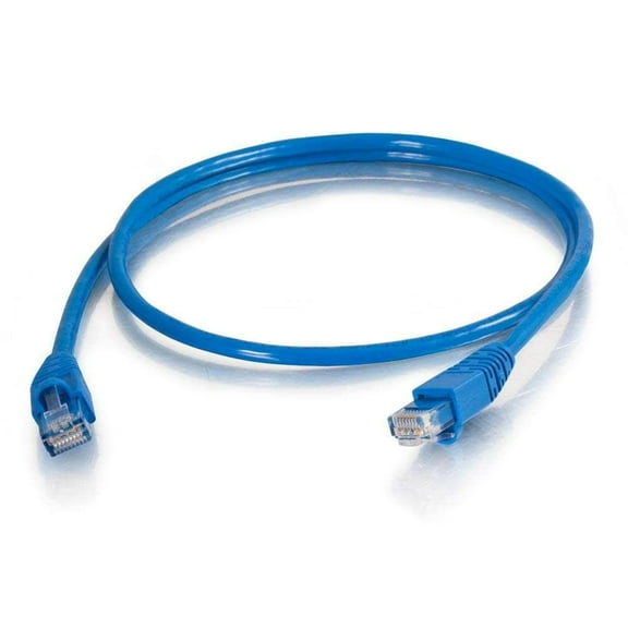 C2G 10282 Cat5e Snagless Unshielded (UTP) Network Patch Cable, TAA Compliant, Blue (7 Feet)