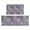 Purple Ethnic Geometric, variant on Rainbow Ethnic Pattern Kitchen Rugs Sets Of 2,Anti Fatigue Kitchen Mat Rugs Non Slip Washable,Decorative Kitchen Floor Mats for Kitchen,Sink,Laundry,17"x30" 17"x47"