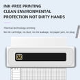 thumbnail image 4 of TFixol White A4-b Printer with Direct Heat Transfer, 200DPI Resolution, BT5.1/USB Connectivity, 90-Sheet Capacity, Type-C Charging, Compact Design, 4 of 7