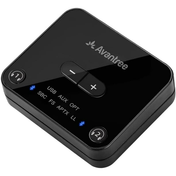 Avantree Audikast Plus Transmetteur Bluetooth 5.0 pour PC TV avec