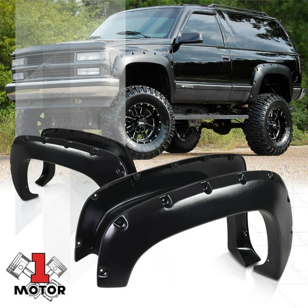 Textured Pocket Rivet Fender Wheel Flares for 8899 Chevy/GMC C/K Tahoe