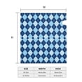 thumbnail image 6 of Bingfone Blue Squares Magnetic Mailbox Cover Standard Size for Garden Yard Outdoor Decorations-21x18 in, 6 of 9