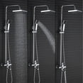 thumbnail image 4 of Zovajonia 3-Way Rainfall Shower Fixture System 8 inch Shower Head Set with Handheld Spray Polished Chrome, 4 of 12