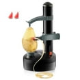 thumbnail image 1 of Electric Potato Peeler [2 Extra Blades] - Automatic Rotating Fruits & Vegetables Cutter Apple Paring Machine - Kitchen Peeling Tool, 1 of 6
