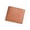 Coffee, variant on Fashion Men ID Short Wallet Solid Color Bag Oepn Purse Multiple Card Slots Clutch Bag Black