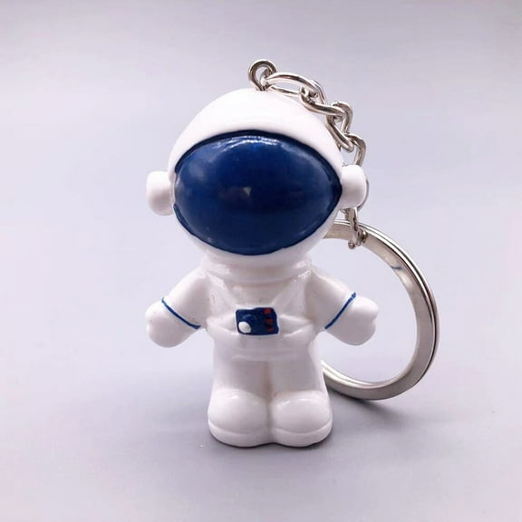OUNONA 1PC Cartoon Astronaut Keychain Creative Doll Key Chain Lovely Bag Decorative Pendants Funny Car Toy Pendants Creative Keychain Gift for Women Men Use Color