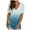 Light blue tops for women 2024, variant on Pimelu Womens Summer Tops Summer Tops for Women Trendy Gradient Print Plus Size Tunic Shirts Ladies Casual V Neck Short Sleeve Blouses Womens Tee Top