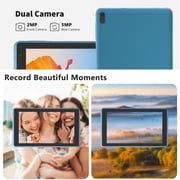 Tablet Android 15 Tablets 7 inch, 8GB RAM, 32GB ROM Support 1TB Expand Computer Tablet PC, Quad-Core Processor, IPS Touch Screen, 2+5MP Dual Camera, 3000mah Battery, WiFi Tableta, Navy