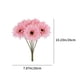 thumbnail image 3 of Set de flores de seda de crisantemo artificial 6 piezas | Ramos decorativos realistas de 10,23 pulgadas | Blanco Naranja Azul Vino Verde Rosa Amarillo | Centro de mesa para bodas en la cocina en, 3 of 6