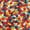 Multi/Blue, variant on Unique Loom Felt Ball Collection Area Rug - Cloud (2' 2" x 6' 1" Runner Ivory)
