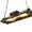 Model B, variant on iMeshbean Industrial Steampunk Chandelier Pool Table Ceiling Light Fixture Wrought Iron Pendant Lamp for Bar Kitchen Island Dinging Room