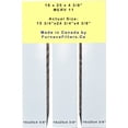 thumbnail image 1 of Standard Honeywell Compatible 16 x 25 x 5 (4 3/8"). Actual Size 15 15/16" x 24 7/8" x 4 3/8" MERV 11 Rated. Case of 3, 1 of 1