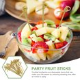 thumbnail image 3 of 200Pcs Decorative Bamboo Sticks Party Fruits Sticks Disposable Dessert Picks Cocktail Picks Decors, 3 of 9