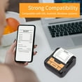 thumbnail image 4 of Amdohai Portable BT Label Maker Wireless 80mm Thermal Receipt Printer BT Connection Use with APP, 4 of 8