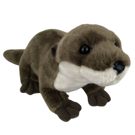 Realistic Stuffed Otter Plush Toy - 18 Inch Soft Cuddly Animal for Kids - Perfect Gift for Wildlife Lovers