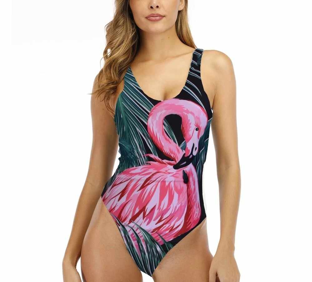 printed one piece swimsuit