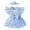 Blue1677, variant on Baby Girls Mesh & Ribbed Crawling Suit With 3D Butterfly Applique Summer Fly Sleeve Romper For Infants Toddler Comfort Baby Wear 1-3M