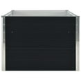 thumbnail image 5 of vidaXL Raised Garden Bed 63"x31.5"x17.7" Galvanized Steel Anthracite 7013, 5 of 6