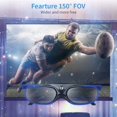 thumbnail image 4 of Lunettes 3D à Obturateur Actif DLP-Link USB Bleues Compatibles BenQ W1070 W700 Dell DLP Projecteurs, 4 of 5