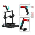 thumbnail image 1 of HAMPPLIES 3 Set 3D Printer Filament Bracket Black L Type 10.2x1.2x0.8in, 1 of 8