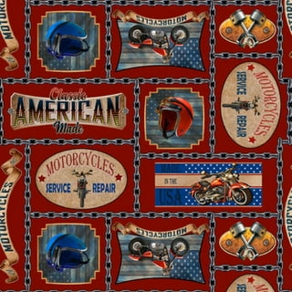 Harley davidson fabric deals walmart