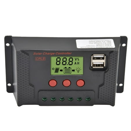 

Gerich 30A Solar Charge Controller 12V/24V Intelligent Battery Charging Regulator