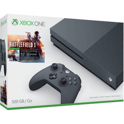 Xbox One S Battlefield 1 Special Edition Bundle Storm Grey 500gb