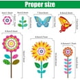 thumbnail image 3 of Summer Window Clings Decorations, Happiwiz 109 Pieces 9 Sheets Large Size Spring Flower Butterfly Window Clings Decals Stickers for Spring Summer Baby Shower Home Decoration Party Supplies, 3 of 7