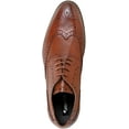 thumbnail image 5 of Urban Fox Men's Ethan Oxford Dress Shoes For Men | Formal | Lace-Up | Classic Design | Wingtip | Mens Dress Shoes Light Brown 11, 5 of 7