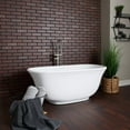 thumbnail image 2 of Augustus 67 Inch Matte White Acrylic Double Ended Freestanding Tub, 2 of 2