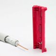thumbnail image 5 of 2 pcs Universal Stripping Tool for Coaxial Cable Stripper Universal Stripper for All Satellite Cables Antenna Cable Stripping Tool Easy Stripping (Red)，, 5 of 5