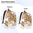 thumbnail image 2 of Vsdgher Vintage Wild West Cowboy Print Canvas Backpack Travel Rucksack Unisex Knapsack 15.7/17.7Inch Laptop Backpack for Work,College -Small, 2 of 5