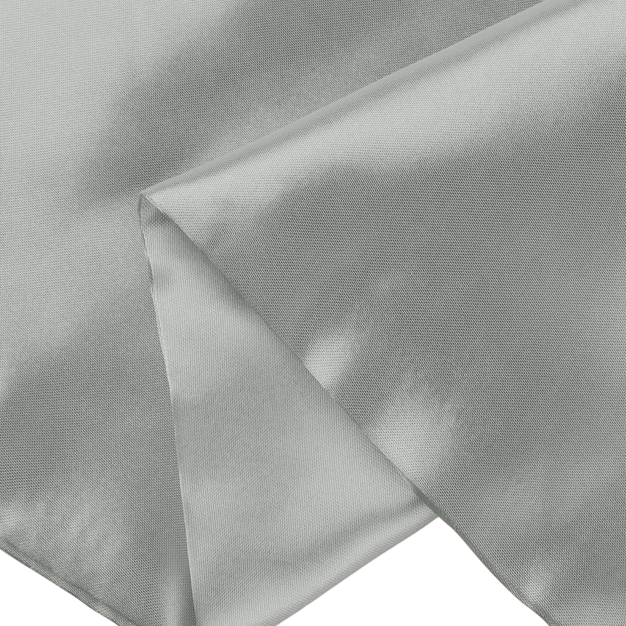 Unique Bargains Envelope Closure Breathable and Soft Satin Pillowcase (2 Count) Dark Gray Queen