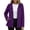 Purple, variant on Jackets for Women Trendy Hooded Waterproof Windproof Plus Size Long Sleeve Solid Color Rain Jacket Lightweight Active Outdoor Sport Hiking Raincoat with Pockets