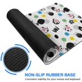 thumbnail image 6 of Long Mouse Pads for Desk,White Cow Lollipop Pattern Desk Mats on Top Of Desks, Desk Mouse Pad Extra Large with 3mm Non-Slip Base and Stitched Edge for Gaming,Office,Work,Home 31.5"x15.7", 6 of 6