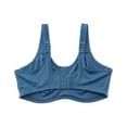 thumbnail image 2 of Wacoal womens  Princess Blue Underwire Sports Bra, 40C, Blue, 2 of 3