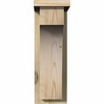 thumbnail image 2 of 6"W x 10"D x 18"H Huntington Rough Sawn Corbel w/Backplate, Douglas Fir, 2 of 9