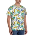 thumbnail image 2 of Bixox Men's Summer Leopard Printed Short Sleeve Skinny Athletic T-Shirt, 2 of 6