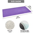 thumbnail image 3 of Haosy Purple Bathroom Rugs Non Slip Absorbent Soft Plush Quick Dry Bath Mat, 39"x20", 3 of 8
