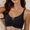 Black, variant on Riecok Wireless Bras for Women Push Up Soft Breathable Everyday Womens Bralettes Army Green XL