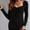 A_ Black, variant on Olyvenn Women's Maternity Shirts Puff Long Sleeve Pregnancy Tops Crew Neck Basic Ribbed Knit Pregnant Blouses Brown L