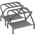 thumbnail image 1 of Juego de 2 portaequipajes SONGMICS, color gris pizarra, para habitación de huéspedes, 1 of 6
