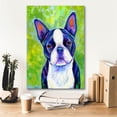 thumbnail image 5 of Epic Graffiti 'Boston Terrier' by Rebecca Wang Art, Canvas Wall Art, 18"x26", 5 of 8