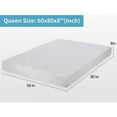 thumbnail image 2 of FDW Queen 8 Inch Medium-Firm Gel Memory Foam Mattress, CertiPUR-US Certified, in a Box, Pressure Relief, White, 2 of 3